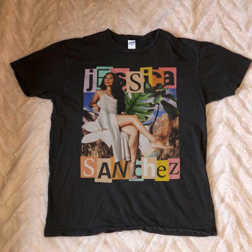Jessica Sanchez Unisex Black T-Shirt